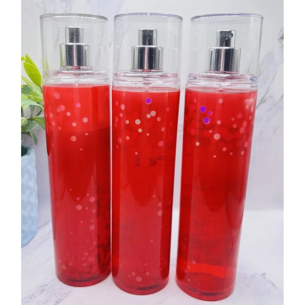 Bath & Body Works FOREVER RED Fine Fragrance Body Mist Spray 8oz 3 Total